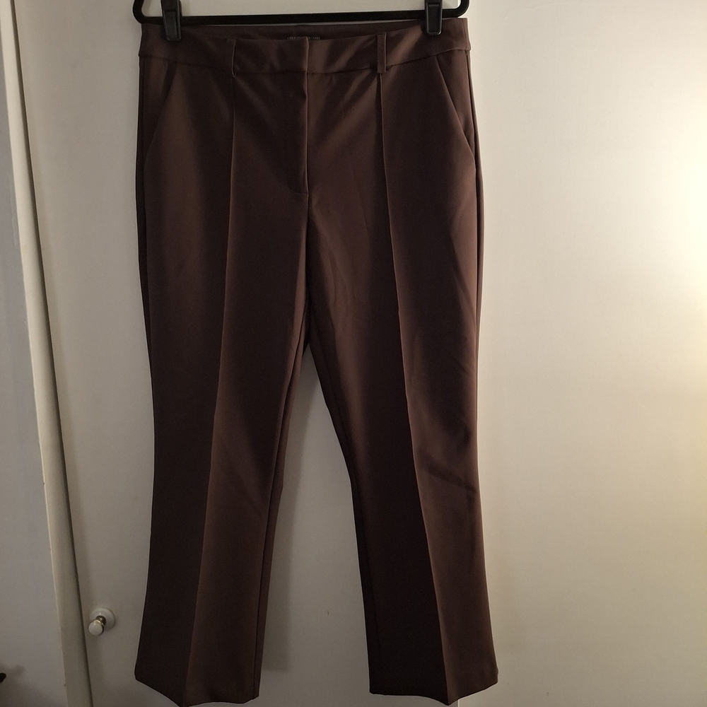 Christian Siriano New York Women's Chocolate Brown Trousers